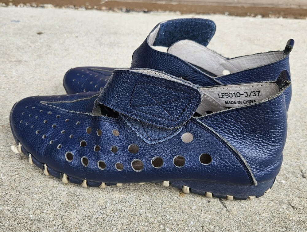 LITFOOT LF9010 Comfy Women's Leather Shoes Size US 6.5 - 7 EUR 37
